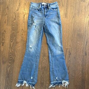 Vervet Distressed Flare Jeans